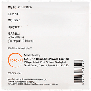 Sitabite M 100/500 Tablet 10