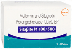 Sitabite M 100/500 Tablet 10 Sitabite M 100/500 Tablet 10