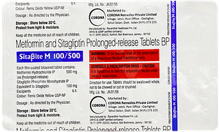 Sitabite M 100/500 Tablet 10