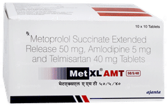 Met Xl Amt 50/5/40 Tablet 10