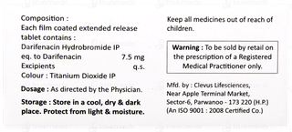 Darinec 7.5 Er Tablet 10