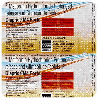 Diapride M4 Forte Tablet 15