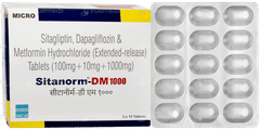 Sitanorm Dm 1000 Tablet 15
