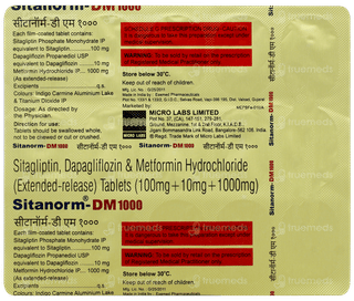 Sitanorm Dm 1000 Tablet 15
