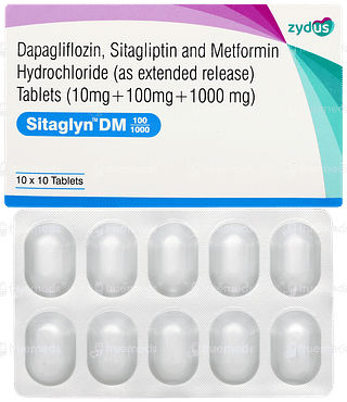 Sitaglyn Dm 100/1000 Tablet 10