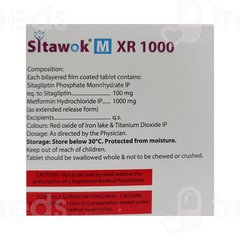 Sitawok M Xr 1000 Tablet 15 Sitawok M Xr 1000 Tablet 15