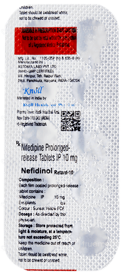 Nefidinol Retard 10 Tablet 10