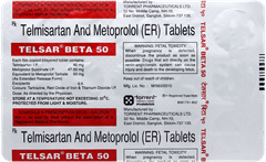Telsar Beta 50 Tablet 15 Telsar Beta 50 Tablet 15