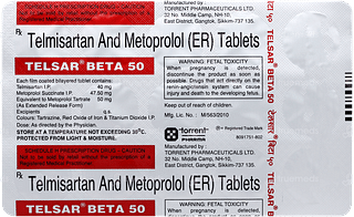 Telsar Beta 50 Tablet 15