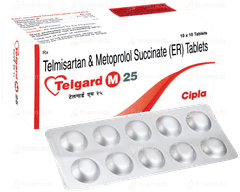 Telgard M 25 Mg Tablet Er 10