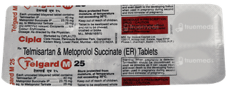 Telgard M 25 Mg Tablet Er 10