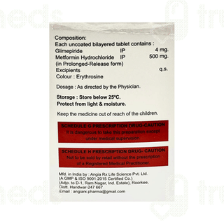 Cureglim M 4/500 MG Tablet 10