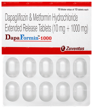 Dapaformin 1000 Tablet 10
