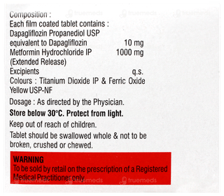 Dapaformin 1000 Tablet 10