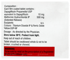 Dapaformin 500 Tablet 10 Dapaformin 500 Tablet 10