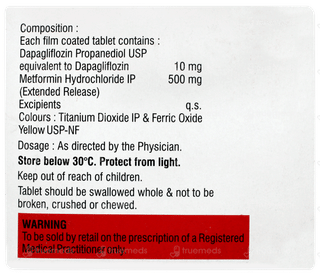 Dapaformin 500 Tablet 10