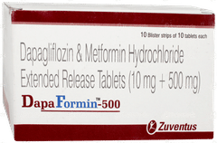 Dapaformin 500 Tablet 10 Dapaformin 500 Tablet 10