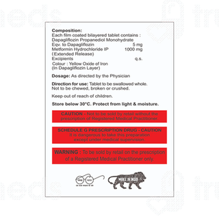 Dapafyzin M 5/1000 Mg Tablet 15
