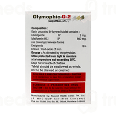 Glymophic G 2 MG Tablet 10 Glymophic G 2 MG Tablet 10
