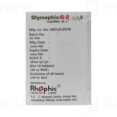 Glymophic G 2 MG Tablet 10 Glymophic G 2 MG Tablet 10