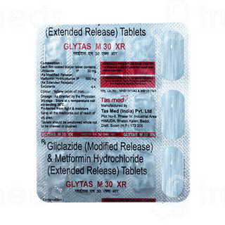 Glytas M 30 MG Xr Tablet 15