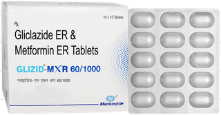 Glizid Mxr 60/1000 Tablet 15