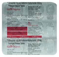 Gzor M 1 Mg Forte Tablet 15 Gzor M 1 Mg Forte Tablet 15