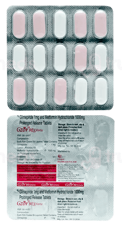 Gzor M 1 Mg Forte Tablet 15 Gzor M 1 Mg Forte Tablet 15