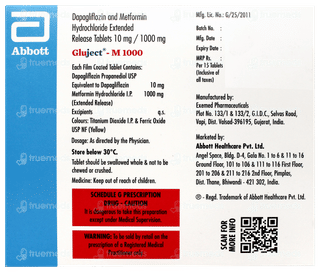 Gluject M 1000 Tablet 15