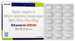 Sitanorm Dm 500 Tablet 15