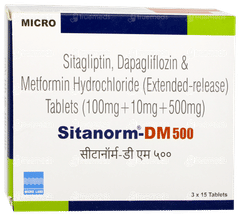 Sitanorm Dm 500 Tablet 15