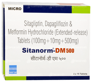 Sitanorm Dm 500 Tablet 15