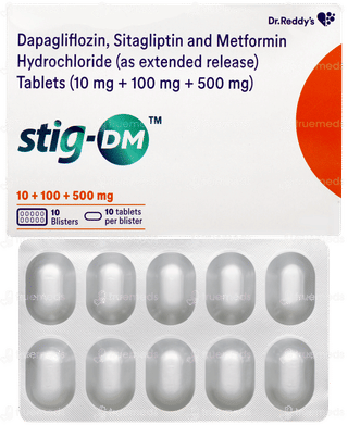 Stig Dm 10+100+500mg Tablet 10