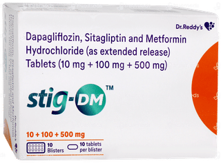 Stig Dm 10+100+500mg Tablet 10