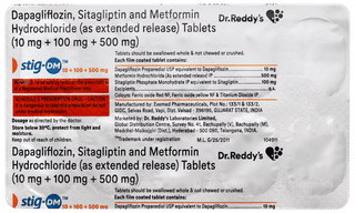 Stig Dm 10+100+500mg Tablet 10