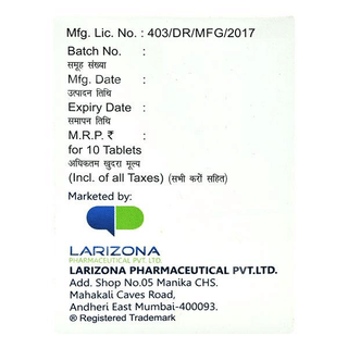 Lariglim M 1 Mg Tablet 10