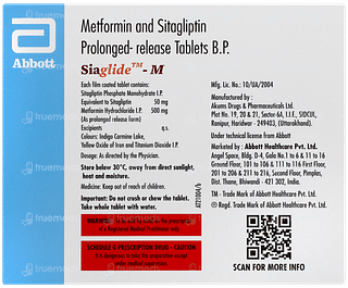 Siaglide M 50/500 Tablet Pr 15