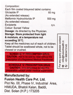 Xzid M 60 Xr Tablet 10