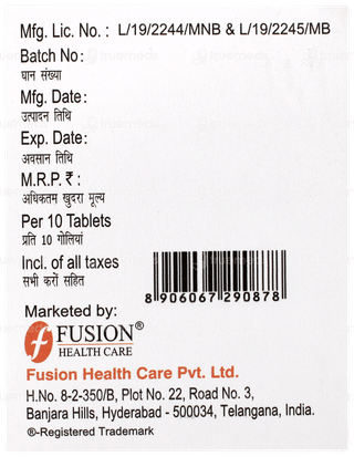 Xzid M 60 Xr Tablet 10