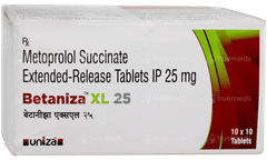 Betaniza Xl 25 Mg Tablet 10 Betaniza Xl 25 Mg Tablet 10