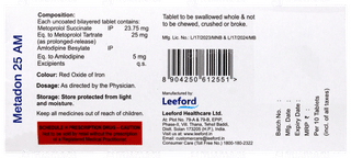 Metadon 25 Am Tablet 10