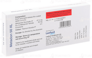 Metadon 50 MG Xl Tablet 10