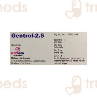 Gentrol 2.5 Tablet 10