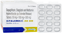 Sitalembic Md 500 Tablet 15