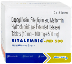 Sitalembic Md 500 Tablet 15