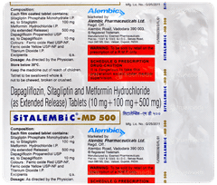 Sitalembic Md 500 Tablet 15