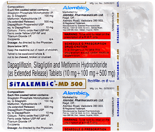 Sitalembic Md 500 Tablet 15