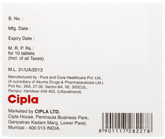 Metolar Trio 25 Tablet 10 Metolar Trio 25 Tablet 10