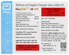 Siaglide M Od 100/1000 Tablet Pr 15 Siaglide M Od 100/1000 Tablet Pr 15