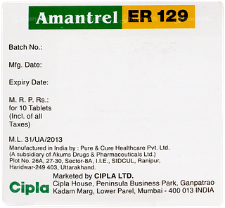 Amantrel Er 129 Tablet 10